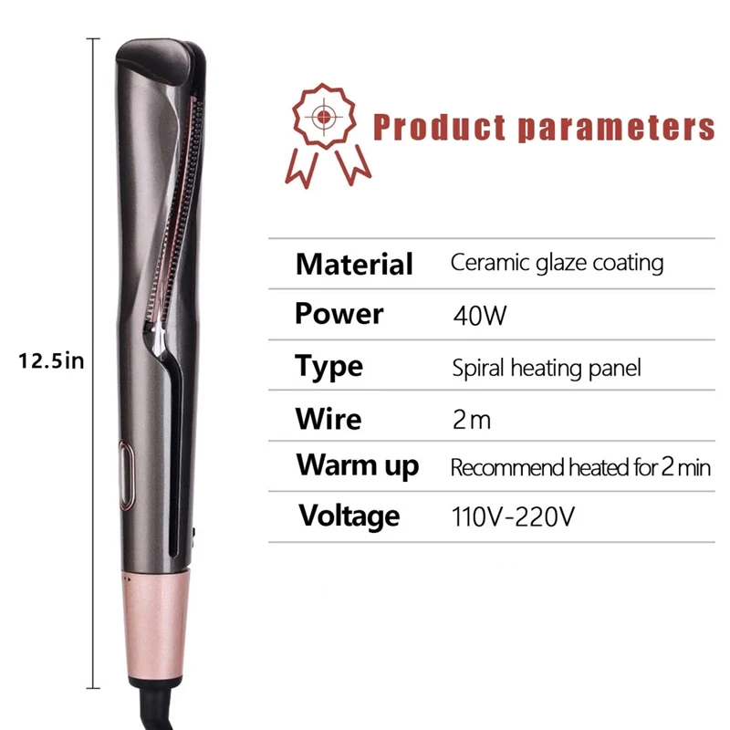 Hair Curler Straightener 2 in 1 Spiral Wave Curling Iron Professional Hair Straighteners Fashion Styling Tools
Hair Curler Straightener 2 in 1 Spiral Wave Curling Iron Professional Hair Straighteners Fashion Styling Tools
