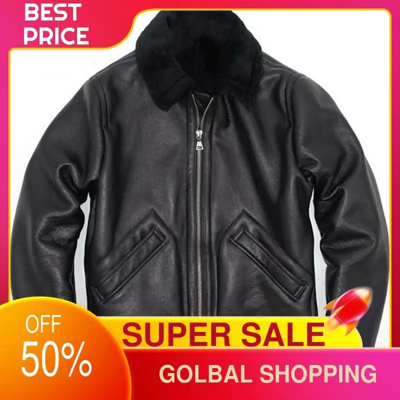 2021 Black Casual Style Genuine Shearling Coat Plus Size 4XL Real Natural Thick Sheepskin Russian Winter Warm Aviation Coat
2021 Black Casual Style Genuine Shearling Coat Plus Size 4XL Real Natural Thick Sheepskin Russian Winter Warm Aviation Coat