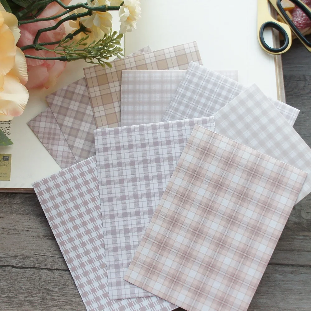 9 Pcs 14.8*10.5cm Light Brown Yellow Plaid Design Soft Paper Creative Craft Paper Background Scrapbooking Handmade Gift Use
9 Pcs 14.8*10.5cm Light Brown Yellow Plaid Design Soft Paper Creative Craft Paper Background Scrapbooking Handmade Gift Use