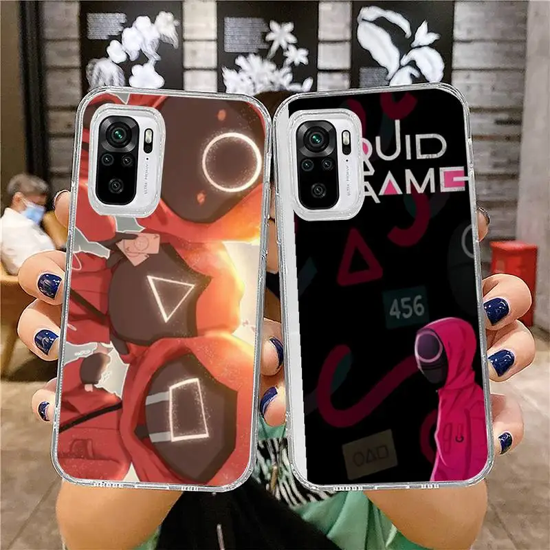 Squid Game 456 horror tv Phone Case for xiaomi 11 redmi note 10 9 8 7 pro lite T A S 10T 9A 9S 8T pro 4G transparent funda
Squid Game 456 horror tv Phone Case for xiaomi 11 redmi note 10 9 8 7 pro lite T A S 10T 9A 9S 8T pro 4G transparent funda