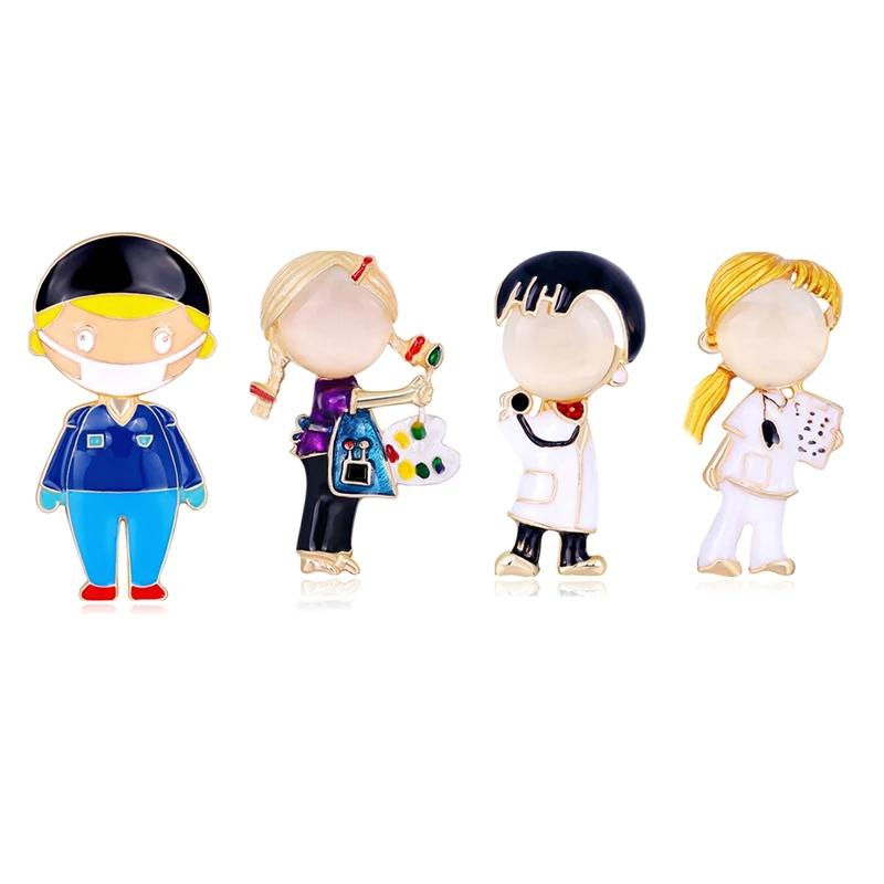 Pinksee Creative Fashion Cartoon Medical Design Enamel Doctor Nurse Brooch Personality Lapel Pins Badge Jewelry Accessories Gift
Pinksee Creative Fashion Cartoon Medical Design Enamel Doctor Nurse Brooch Personality Lapel Pins Badge Jewelry Accessories Gift