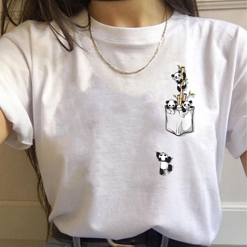 Simple Cute Women t shirt Summer loose t-shirt Funny Pocket Cartoons Print tshirts Casual Couple Short sleeve O-neck Tops Tees
Simple Cute Women t shirt Summer loose t-shirt Funny Pocket Cartoons Print tshirts Casual Couple Short sleeve O-neck Tops Tees