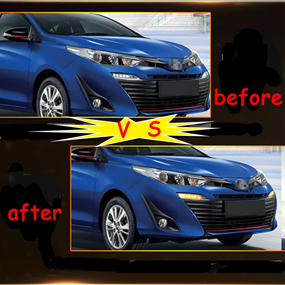 ECAHAYAKU for Toyota Yaris 2017 2018 Waterproof 12V LED DRL Daytime Driving Running Light Fog Lamp with Turn Signal Style Relay
ECAHAYAKU for Toyota Yaris 2017 2018 Waterproof 12V LED DRL Daytime Driving Running Light Fog Lamp with Turn Signal Style Relay