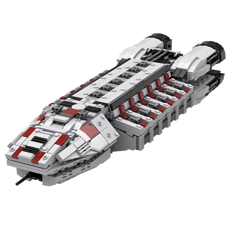 Space Series Battlestar Galactica Spaceship Battleship Gunship MOC-19273 Building Blocks Bricks Kids DIY Assembly Toys Xmas Gift
Space Series Battlestar Galactica Spaceship Battleship Gunship MOC-19273 Building Blocks Bricks Kids DIY Assembly Toys Xmas Gift