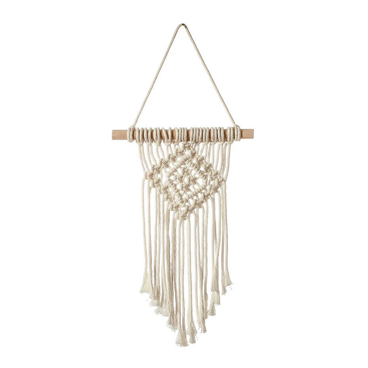 Macrame Wall Hanging, Beautiful Bohemian Woven Geometric Tapestry for Home, Apartment, Nursery, Party Decor
Macrame Wall Hanging, Beautiful Bohemian Woven Geometric Tapestry for Home, Apartment, Nursery, Party Decor
