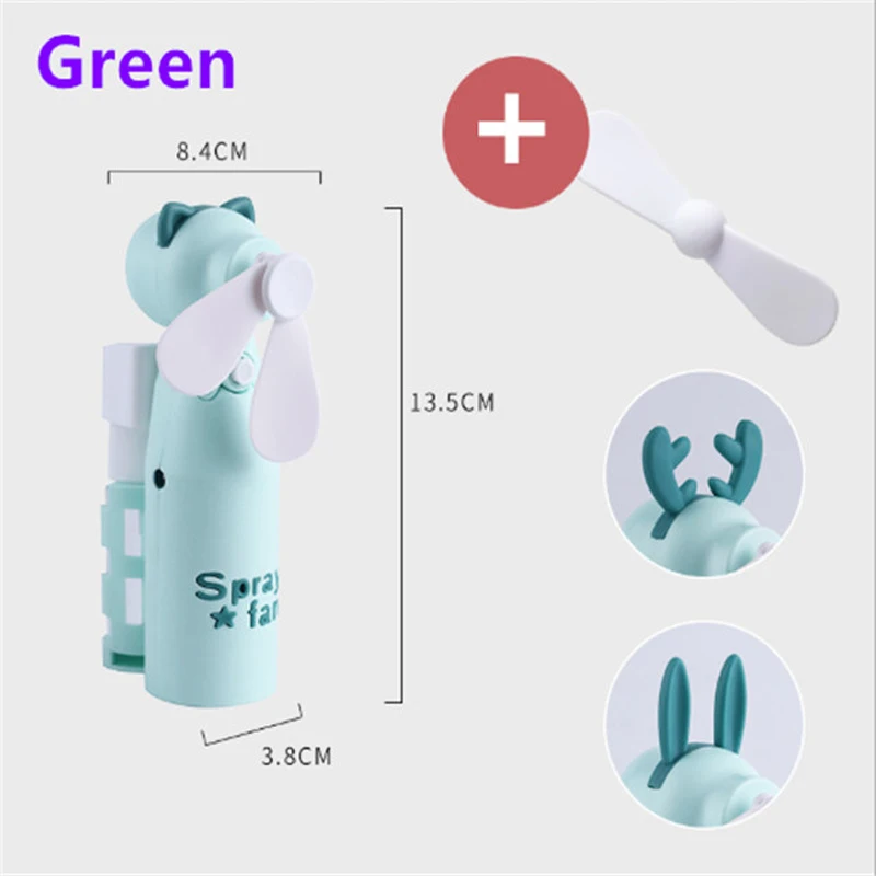 Portable USB Charging Fan Creative Cute Handheld Sprayable Cooling Fan For Student Home Outdoor Summer Travel
Portable USB Charging Fan Creative Cute Handheld Sprayable Cooling Fan For Student Home Outdoor Summer Travel