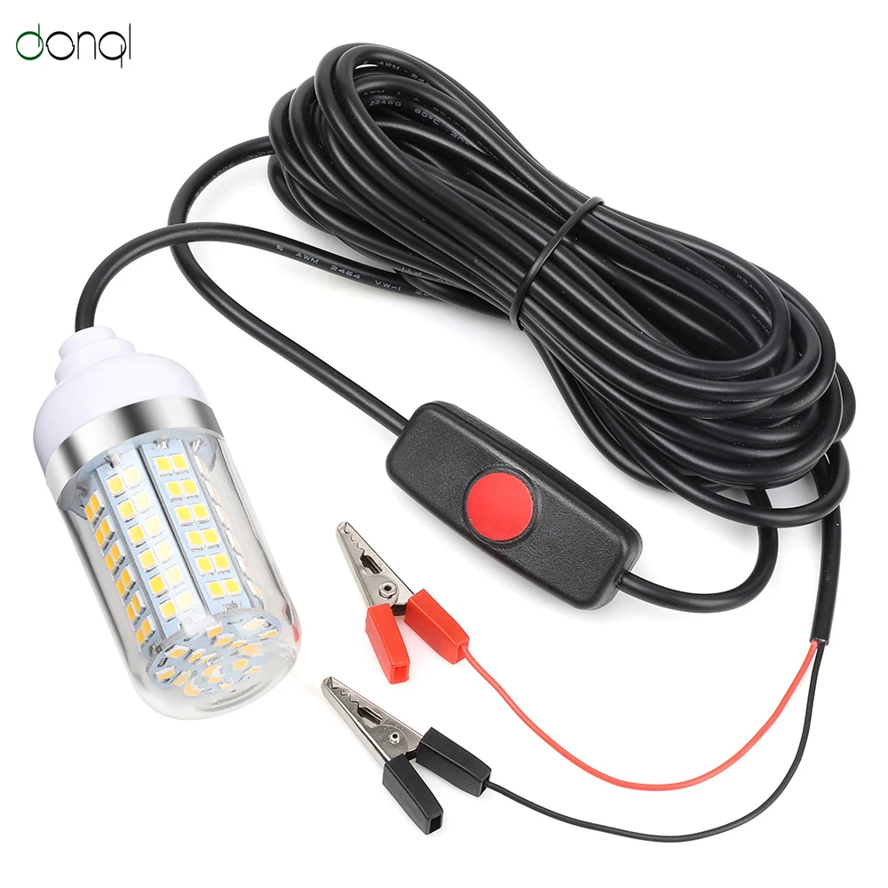 DONQL 12V LED 108 Fishing Light Bead Underwater Fish Light Lure Fish Attracts Prawn Squid Krill Summer Night Fishing Finder Lamp
DONQL 12V LED 108 Fishing Light Bead Underwater Fish Light Lure Fish Attracts Prawn Squid Krill Summer Night Fishing Finder Lamp