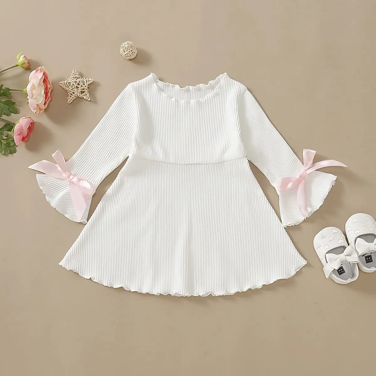 Children's Clothing Infant And Child Wear Baby Girl Dress Hot Style Baby Girl Long Sleeve Solid Color Bow Skirt
Children's Clothing Infant And Child Wear Baby Girl Dress Hot Style Baby Girl Long Sleeve Solid Color Bow Skirt