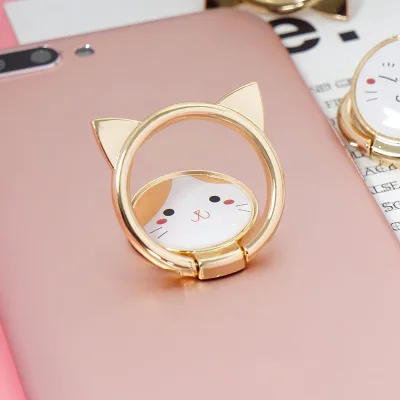 Cartoon Cat Finger Ring Mobile Phone Holder For iPhone XS Max X SE 8 7 Plus Stand For Samsung S8 Xiaomi Mi 8 Gray 
Cartoon Cat Finger Ring Mobile Phone Holder For iPhone XS Max X SE 8 7 Plus Stand For Samsung S8 Xiaomi Mi 8 Gray