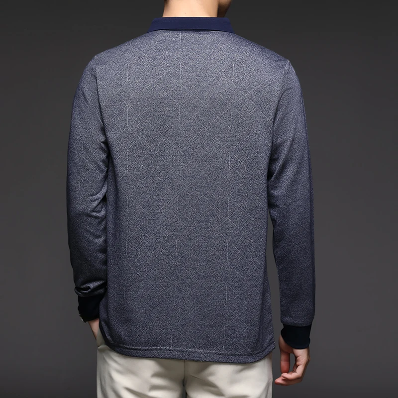 Top Grade New Fashion Brand Men Plain Polo Shirts For Men Solid Color Casual Designer Long Sleeve Tops Men's Clothing 2021
Top Grade New Fashion Brand Men Plain Polo Shirts For Men Solid Color Casual Designer Long Sleeve Tops Men's Clothing 2021