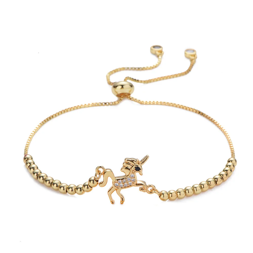 Bracelets 2021 New Korean Fashion Women's Chain Jewelry On The Goth Couple Colored Zircon Unicorn Anime Pendants Charm Bracelet
Bracelets 2021 New Korean Fashion Women's Chain Jewelry On The Goth Couple Colored Zircon Unicorn Anime Pendants Charm Bracelet