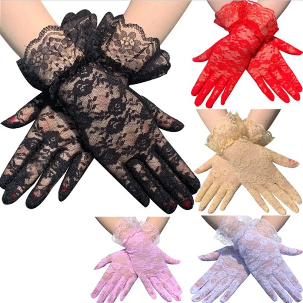 Hot Lady Lace Sunscreen Gloves Summer Spring Women Sexy lace lace gloves short black summer bride gloves
Hot Lady Lace Sunscreen Gloves Summer Spring Women Sexy lace lace gloves short black summer bride gloves