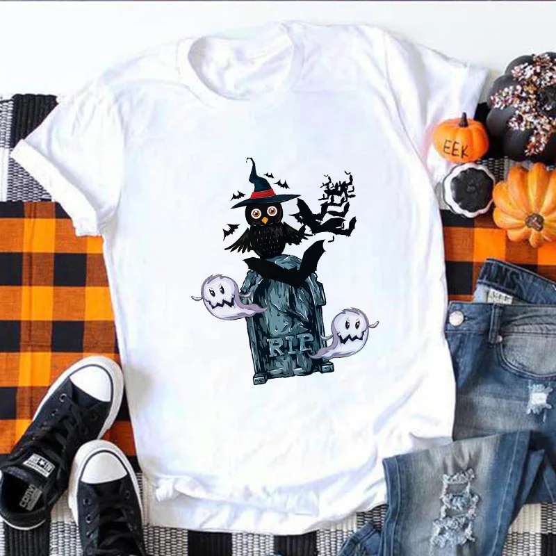 Новинка 2021, эстетичная белая футболка в стиле Харадзюку, женская модная повседневная футболка с коротким рукавом и принтом на Хэллоуин, жен...
Новинка 2021, эстетичная белая футболка в стиле Харадзюку, женская модная повседневная футболка с коротким рукавом и принтом на Хэллоуин, жен...