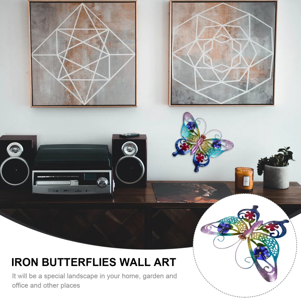 1pc Chic Butterfly-shaped Pendant Bright Wall Art Decor Delicate Garden Ornament
1pc Chic Butterfly-shaped Pendant Bright Wall Art Decor Delicate Garden Ornament