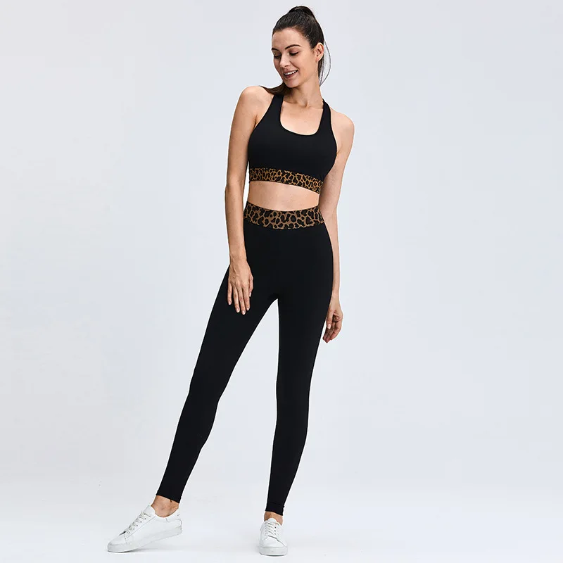 Leopard Women Seamless Yoga Set Fitness Sports Suits Gym Clothing Sleeveless Crop Top High Waist Running Leggings Workout Pants
Leopard Women Seamless Yoga Set Fitness Sports Suits Gym Clothing Sleeveless Crop Top High Waist Running Leggings Workout Pants