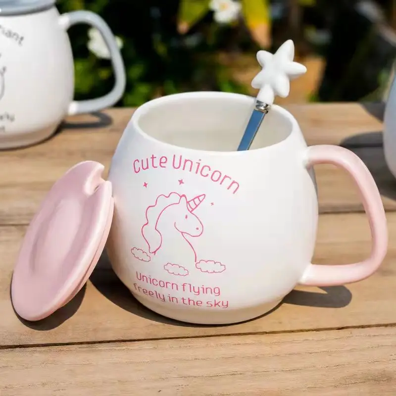 Personalized Creative Trend Couple Ceramic Cup with Lid Spoon Lovely Large Capacity Breakfast Coffee Mug Office Water Cup
Personalized Creative Trend Couple Ceramic Cup with Lid Spoon Lovely Large Capacity Breakfast Coffee Mug Office Water Cup
