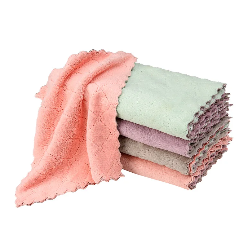 20pcs Kitchen cleaning rag absorbent and lint-free kitchen oil-free wipe table towel household dishwashing scouring pad 15*26
20pcs Kitchen cleaning rag absorbent and lint-free kitchen oil-free wipe table towel household dishwashing scouring pad 15*26