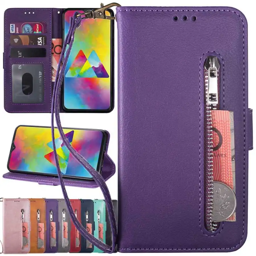 Zipper Leather Wallet Case With Hand Strap For Samsung Galaxy A11 A12 A32 A51 A52S A71 A72 S21/S20 Plus/Ultra/FE S10/S9/S8Plus
Zipper Leather Wallet Case With Hand Strap For Samsung Galaxy A11 A12 A32 A51 A52S A71 A72 S21/S20 Plus/Ultra/FE S10/S9/S8Plus