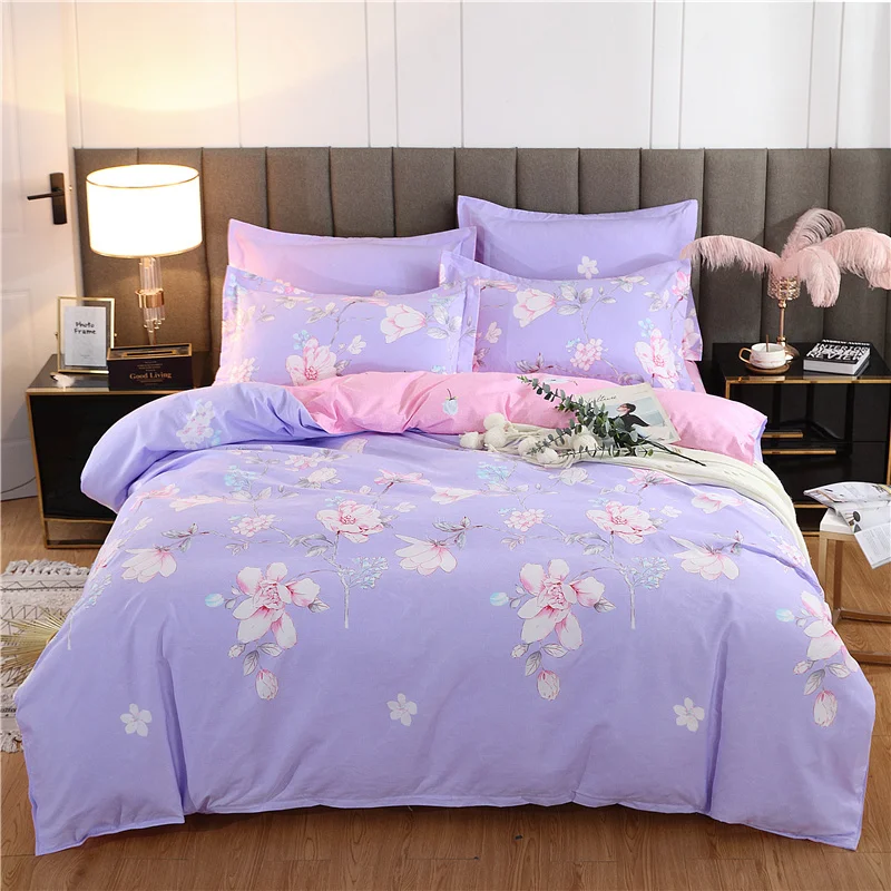 Skin-Friendly Microfiber 1 Duvet Cover ,2 Pillow Shams And 1 Bed Sheet Queen,Twin, Full Size, Bedding Set 4 In 1
Skin-Friendly Microfiber 1 Duvet Cover ,2 Pillow Shams And 1 Bed Sheet Queen,Twin, Full Size, Bedding Set 4 In 1