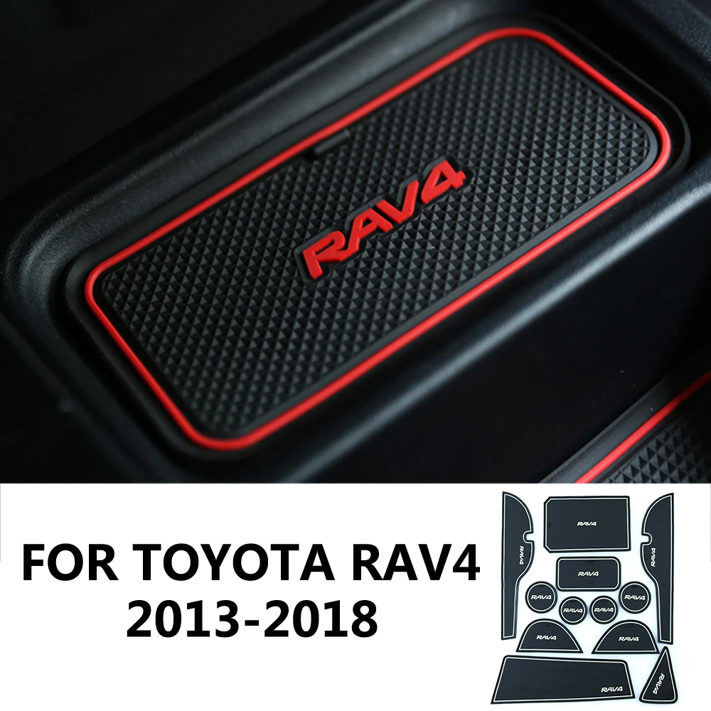 Для 2013 2014 2015 2016 2017 2018 Toyota RAV4 40 XA40 автомобильный паз слот для ворот подлокотник