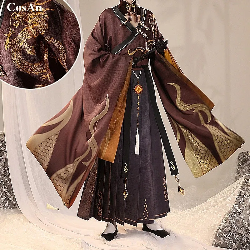 New Game Genshin Impact Zhongli Cosplay Costume Handsome Retro Style Uniforms Full Set Male Activity Party Role Play Clothing
New Game Genshin Impact Zhongli Cosplay Costume Handsome Retro Style Uniforms Full Set Male Activity Party Role Play Clothing