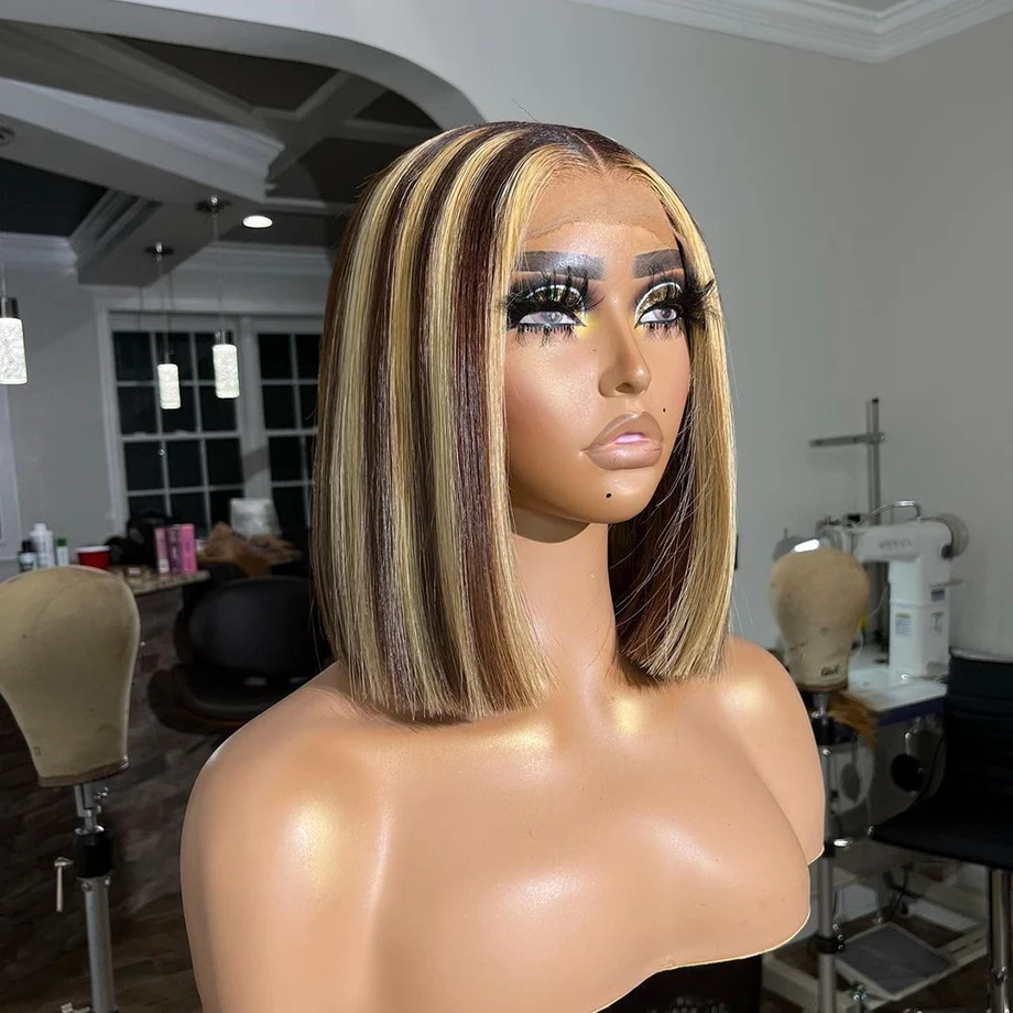 Highlight Wig Human Hair Short Bob Wig Lace Front Human Hair Wigs For Black Women Brazilian Cheap T Part Lace Human Hair Wigs
Highlight Wig Human Hair Short Bob Wig Lace Front Human Hair Wigs For Black Women Brazilian Cheap T Part Lace Human Hair Wigs