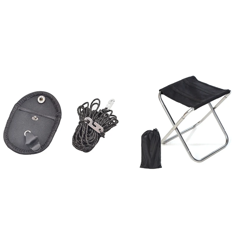 1 Pcs Travel Chair Camp Stool Folding Ultralight Chair & 1 Pcs Portable Clothesline Windproof Clothes Rope Drying Rack
1 Pcs Travel Chair Camp Stool Folding Ultralight Chair & 1 Pcs Portable Clothesline Windproof Clothes Rope Drying Rack