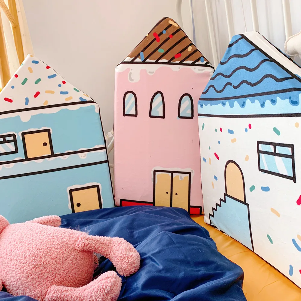 Baby Crib Bumper Nordic INS Small House Baby Bed Cushion Protector Infant Cot Around Pillows BabyRoom Decor For Girl Boy
Baby Crib Bumper Nordic INS Small House Baby Bed Cushion Protector Infant Cot Around Pillows BabyRoom Decor For Girl Boy