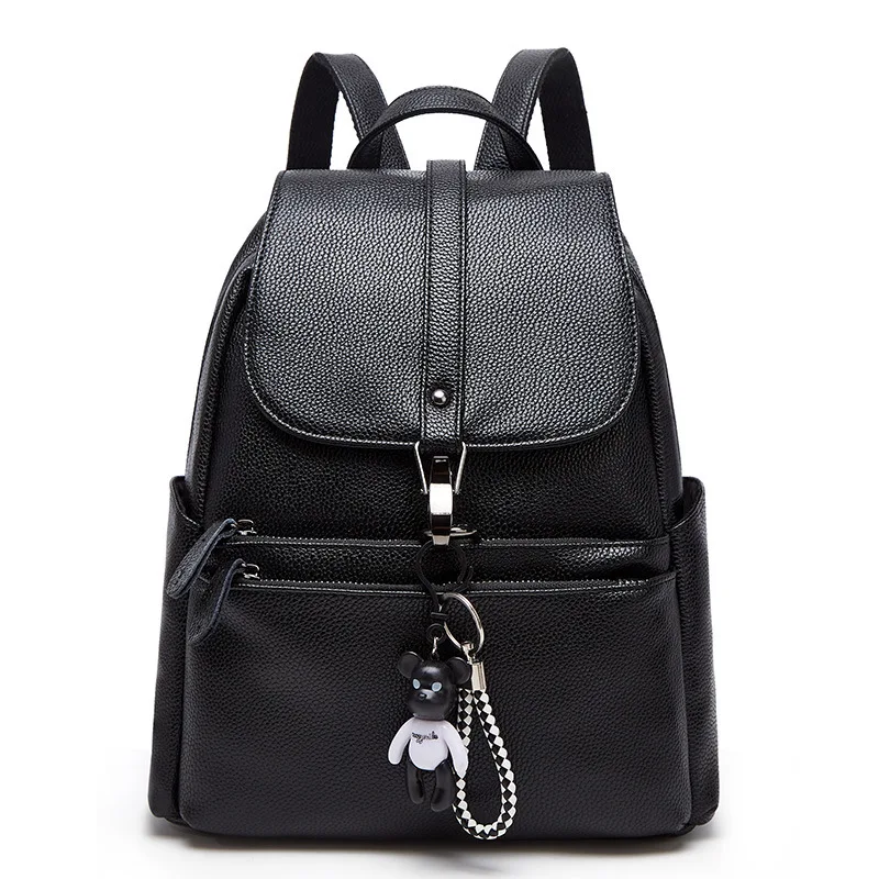 Genuine Cow Leather Black Hardware Women's Backpacks Lady Girl First Layer Cowhide Female School Book Backpack womens C1700
Genuine Cow Leather Black Hardware Women's Backpacks Lady Girl First Layer Cowhide Female School Book Backpack womens C1700