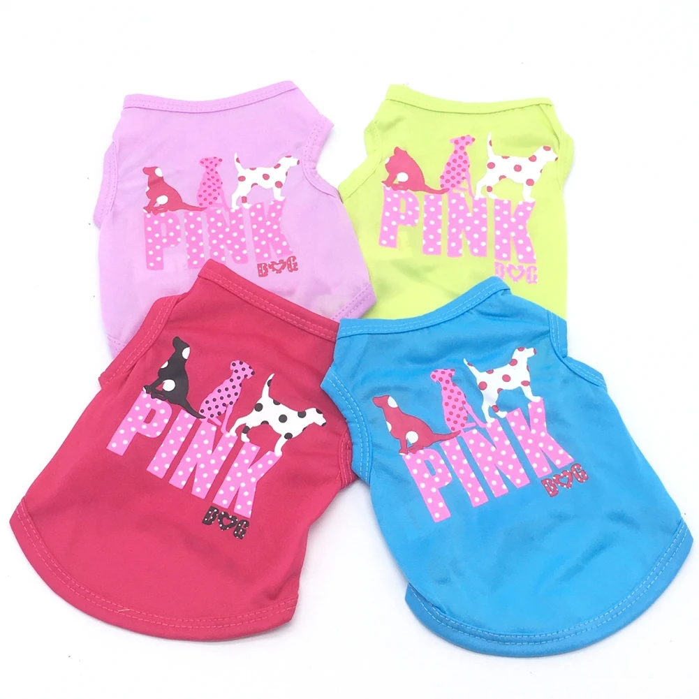 Spring Summer Dog Clothes Fashion Printed Small Dogs Clothing Puppy Vest T-shirt Cheap Pet Clothes Cat Chihuahua Costume
Spring Summer Dog Clothes Fashion Printed Small Dogs Clothing Puppy Vest T-shirt Cheap Pet Clothes Cat Chihuahua Costume