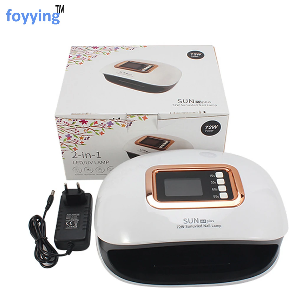 foyying Lmpara UV de 72W lmpara de uas LED con 36 LEDs lmpara de dos manos secador de manicura uas esmalte de Gel de uas s
foyying Lmpara UV de 72W lmpara de uas LED con 36 LEDs lmpara de dos manos secador de manicura uas esmalte de Gel de uas s