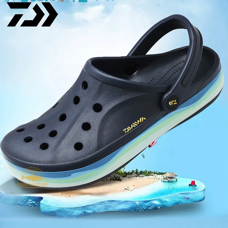2020 DAIWA Spring and Summer Men's Fishing Non-slip Sandals Outdoor Mountaineering Breathable Sandals Soft Bottom Beach Slippers
2020 DAIWA Spring and Summer Men's Fishing Non-slip Sandals Outdoor Mountaineering Breathable Sandals Soft Bottom Beach Slippers