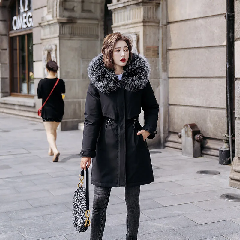 Women Winter Jacket Plus Size 6XL Ladies Thickened Warm Large Fur Collar Hooded Long Parkas Cotton Padded Coat Female Outerwear
Women Winter Jacket Plus Size 6XL Ladies Thickened Warm Large Fur Collar Hooded Long Parkas Cotton Padded Coat Female Outerwear