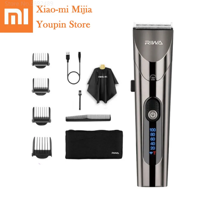 Машинка для стрижки волос Xiaomi RIWA, профессиональный электрический триммер с мощной стальной головкой, USB-зарядкой и светодиодным экраном, мо...
Машинка для стрижки волос Xiaomi RIWA, профессиональный электрический триммер с мощной стальной головкой, USB-зарядкой и светодиодным экраном, мо...