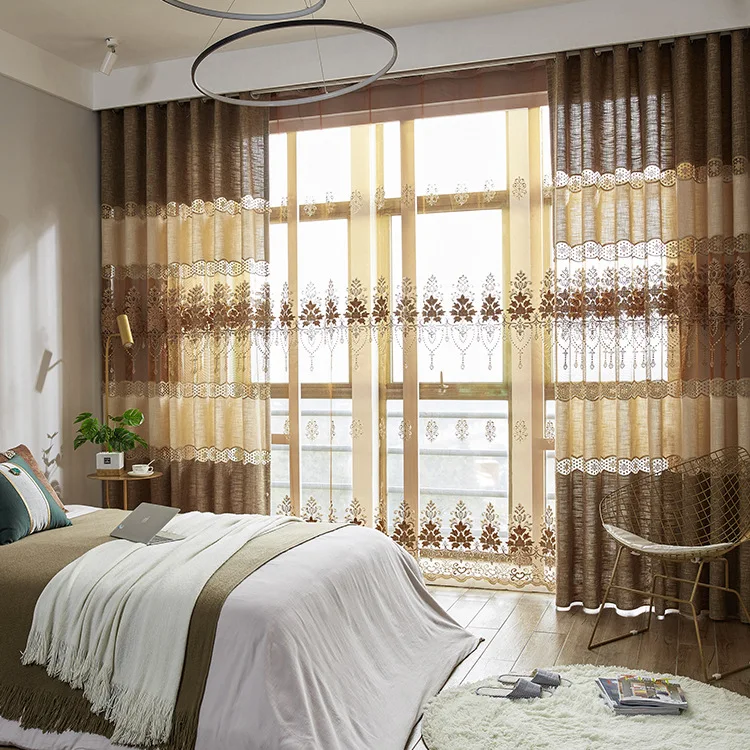 Custom European Curtains for Living Room Bedroom Study Shade Cloth Hemp Splicing Embroidered Curtains
Custom European Curtains for Living Room Bedroom Study Shade Cloth Hemp Splicing Embroidered Curtains