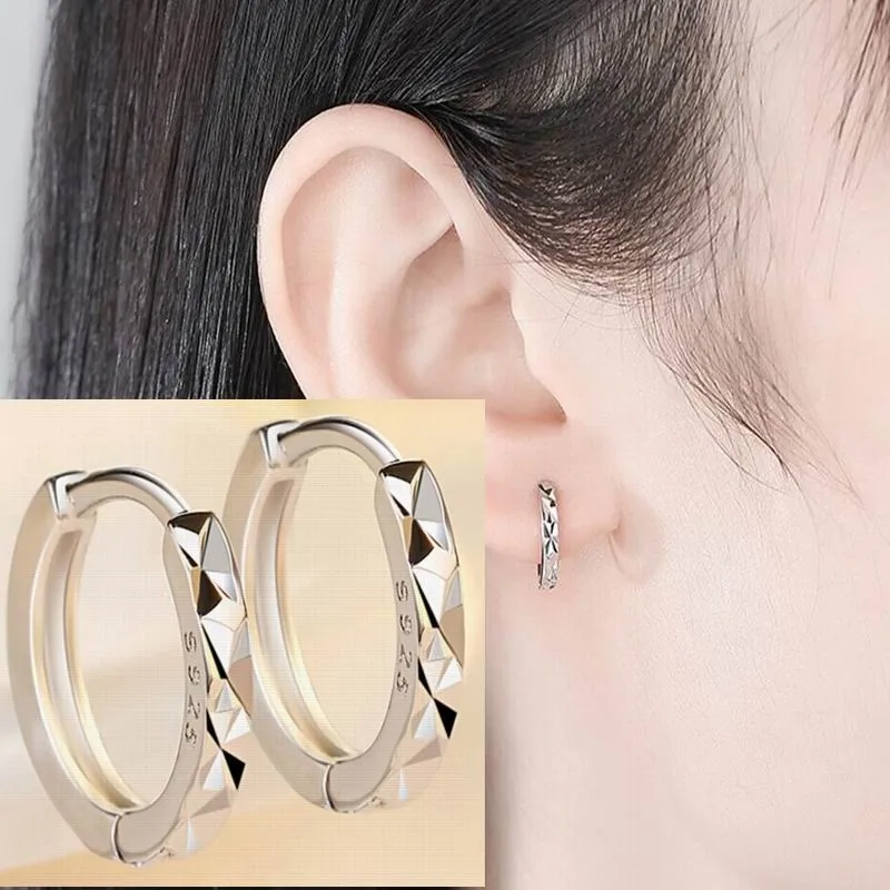 New 925 Sterling Silver New Women's Fashion Jewelry Earrings High Quality Starry Carved Simple Retro popular Hoop Earrings
New 925 Sterling Silver New Women's Fashion Jewelry Earrings High Quality Starry Carved Simple Retro popular Hoop Earrings