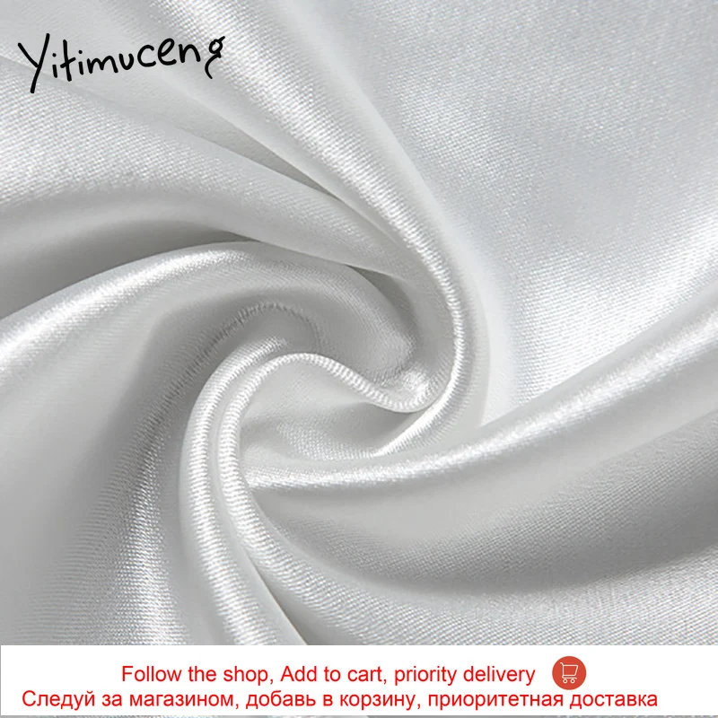 Yitimuceng White Dress Woman Spaghetti Strap Hollow Out Bandage Party Dresses Sexy Club Wrap Chest Lace Up V-Neck Summer 2021
Yitimuceng White Dress Woman Spaghetti Strap Hollow Out Bandage Party Dresses Sexy Club Wrap Chest Lace Up V-Neck Summer 2021