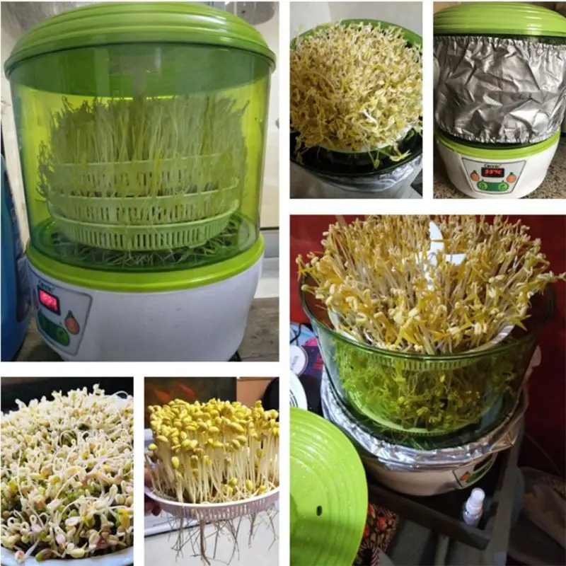 Three-layer Intelligent Germination Machine Grow Automatic Bean Sprouts Green N58D
Three-layer Intelligent Germination Machine Grow Automatic Bean Sprouts Green N58D