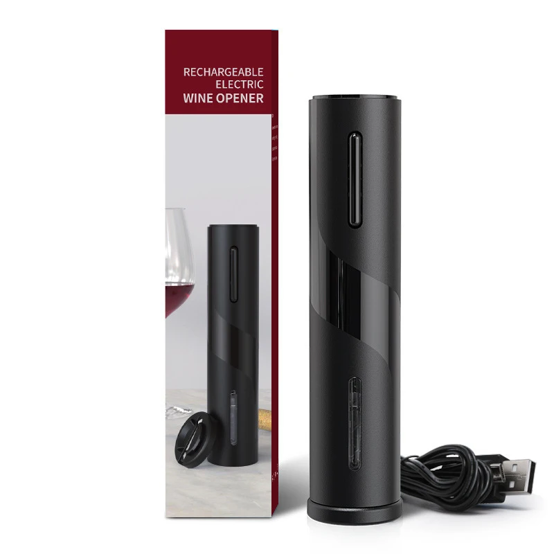 Electric Red Wine Opener with Foil Cutter Portable Automatic Bottle Corkscrew USB Rechargeable Jar Opener Kitchen Accessories
Electric Red Wine Opener with Foil Cutter Portable Automatic Bottle Corkscrew USB Rechargeable Jar Opener Kitchen Accessories