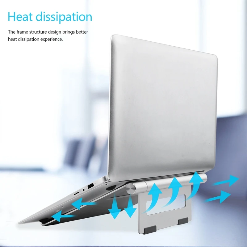 P82F Foldable Laptop Macbook Stand Cooler Holder Portable Aluminum Alloy Anti-slip Cooling Pad Notebook Stand
P82F Foldable Laptop Macbook Stand Cooler Holder Portable Aluminum Alloy Anti-slip Cooling Pad Notebook Stand