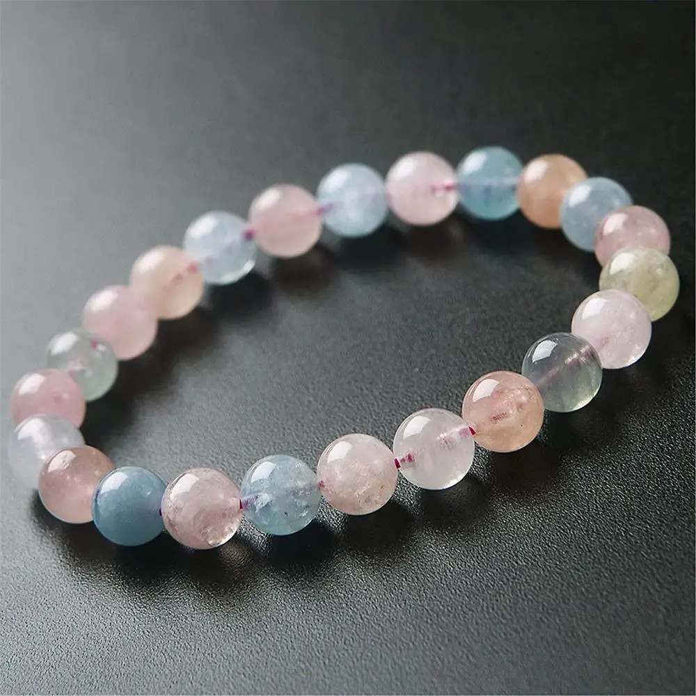 9mm Natural Morganite Bracelet Jewelry For Women Lady Men Healing Gift Pretty Crystal Gemstone Round Beads Strands AAAAA 
9mm Natural Morganite Bracelet Jewelry For Women Lady Men Healing Gift Pretty Crystal Gemstone Round Beads Strands AAAAA