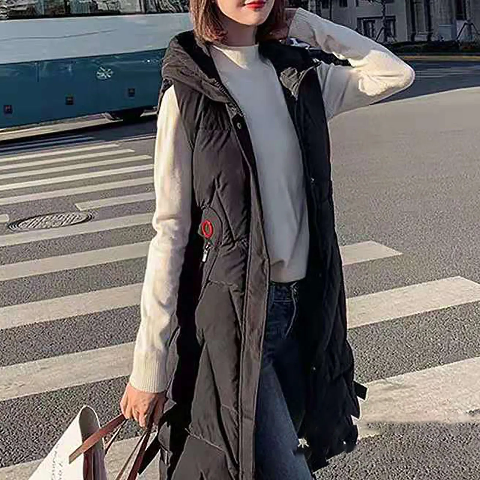 Autumn Winter Cotton Vest Women Ladies Casual Waistcoat Female Sleeveless Long Vest Jacket Slim Fit Hooded Outerwear Clothing
Autumn Winter Cotton Vest Women Ladies Casual Waistcoat Female Sleeveless Long Vest Jacket Slim Fit Hooded Outerwear Clothing