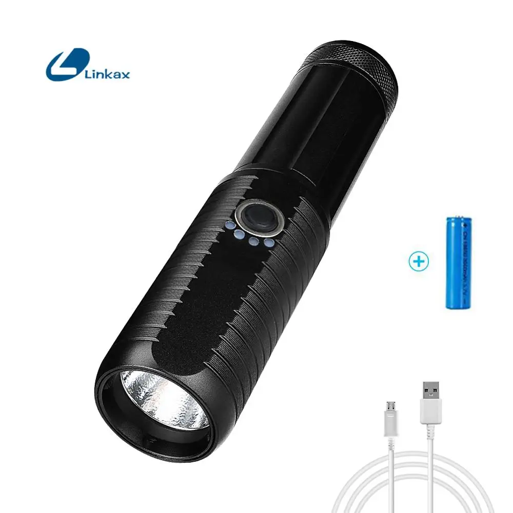 

5 режимов освещения ing XHP 50 светодиодный светильник вспышка яркий фонарик водонепроницаемый фонарь USB зарядка/18650 батарея работает лампа для ...