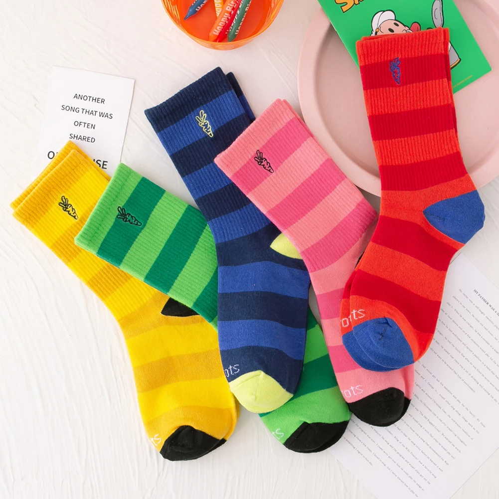 New Colorful Stripe Cotton Soft Hit Color Socks Women Warm Elastic Comfortable Homewear Pile Heap Socks skarpetki damskie#38
New Colorful Stripe Cotton Soft Hit Color Socks Women Warm Elastic Comfortable Homewear Pile Heap Socks skarpetki damskie#38
