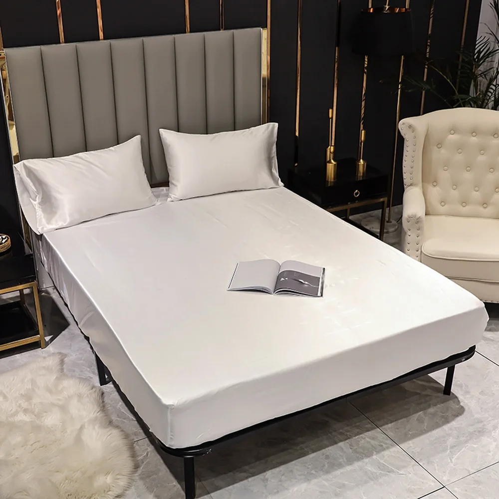 Luxury design white luxurious fitted bed sheet New Product Fitted sheets 152x203+40cm 99x190x36cm
Luxury design white luxurious fitted bed sheet New Product Fitted sheets 152x203+40cm 99x190x36cm