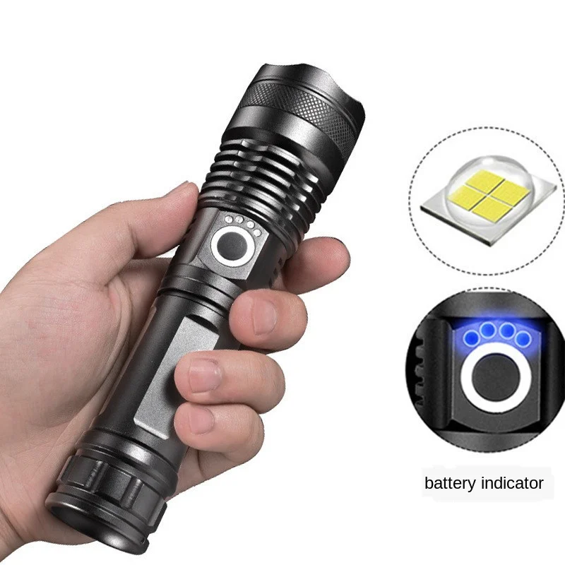 Carry Mini flashlight P70 Power Torch LED Outdoor Waterproof Retractable Zoom High Power P50 Rechargeable Flashlight Camping
Carry Mini flashlight P70 Power Torch LED Outdoor Waterproof Retractable Zoom High Power P50 Rechargeable Flashlight Camping
