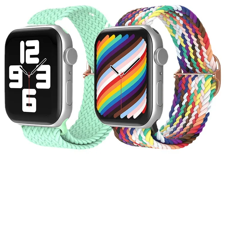 Suitable for apple woven nylon double circle straps Watch7 strap suitable for apple woven straps
Suitable for apple woven nylon double circle straps Watch7 strap suitable for apple woven straps