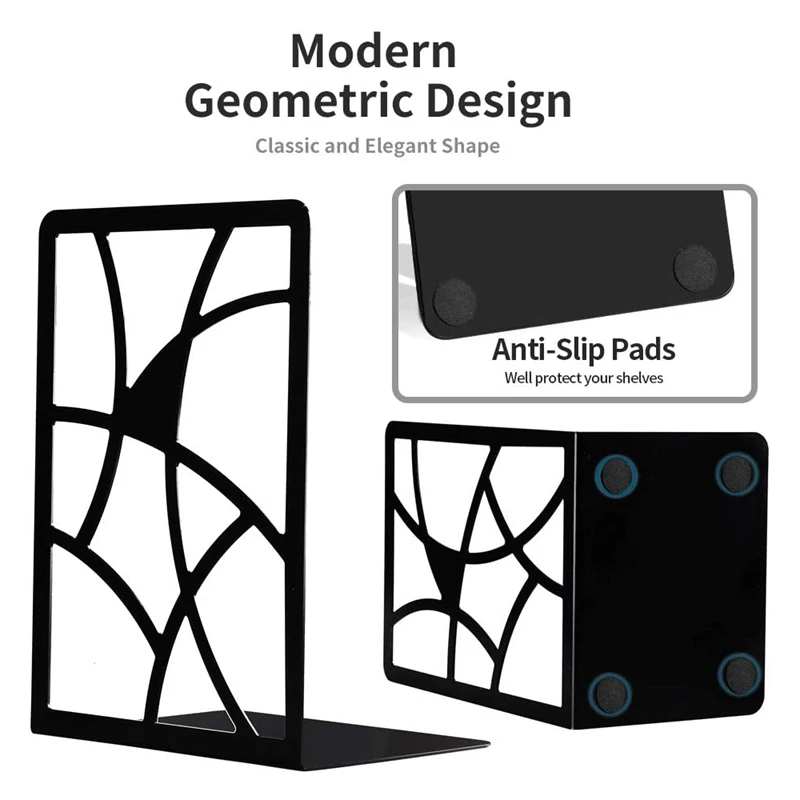 Book Ends for Heavy Books, Bookends for Shelves, Desk, Office Metal Bookends Decrotive with Pen Holder
Book Ends for Heavy Books, Bookends for Shelves, Desk, Office Metal Bookends Decrotive with Pen Holder