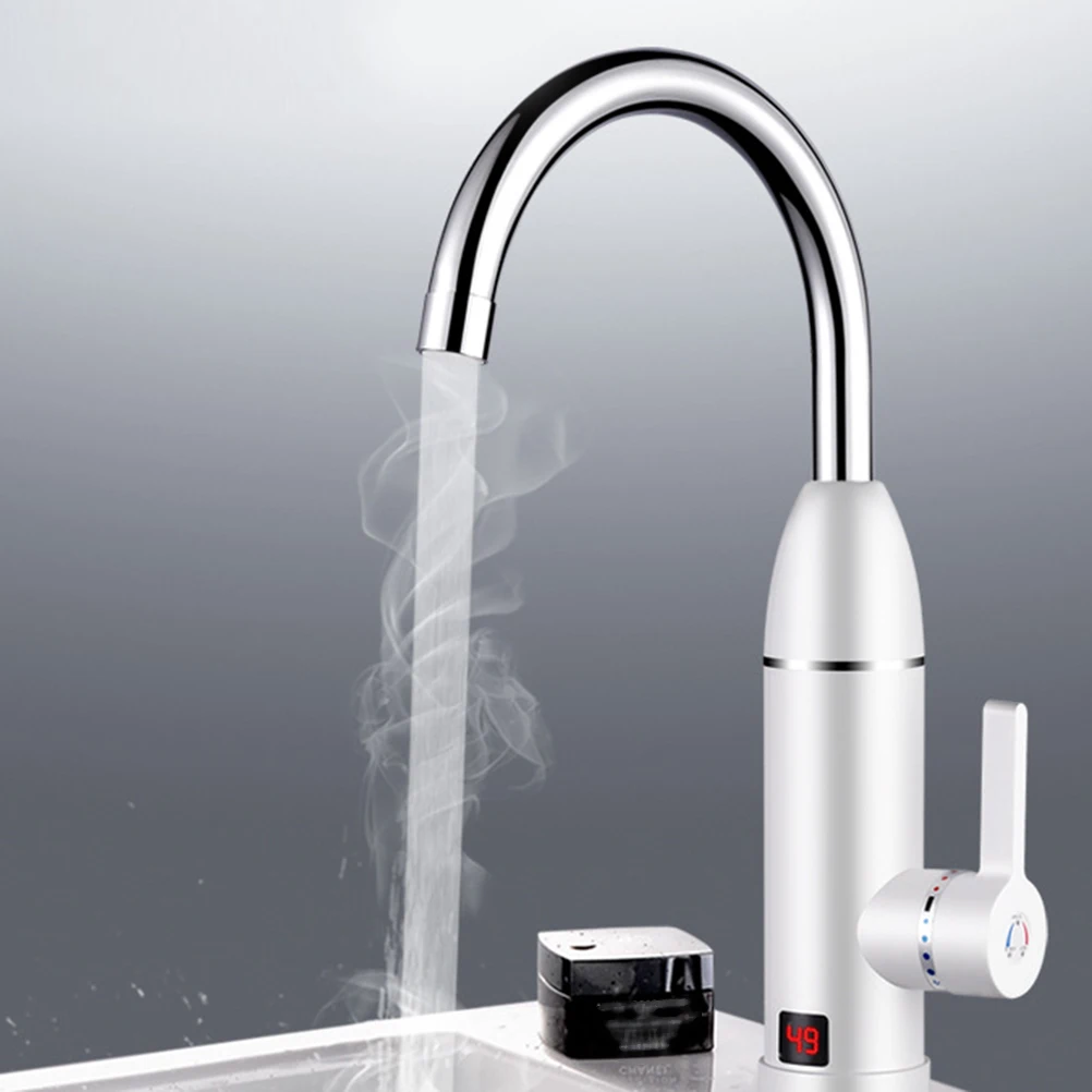 HMT Stainless Steel LED Digital Display Hot and Cold Water Faucet Mixer 3000W Kitchen Sink Faucet Water Heater
HMT Stainless Steel LED Digital Display Hot and Cold Water Faucet Mixer 3000W Kitchen Sink Faucet Water Heater