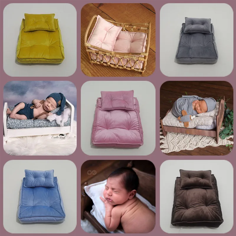 Portable Baby Cribes Newborn Photography Props Mattress Studio Milestone Photo Prop Mat Auxiliary Pillow Baby Modeling Mat
Portable Baby Cribes Newborn Photography Props Mattress Studio Milestone Photo Prop Mat Auxiliary Pillow Baby Modeling Mat
